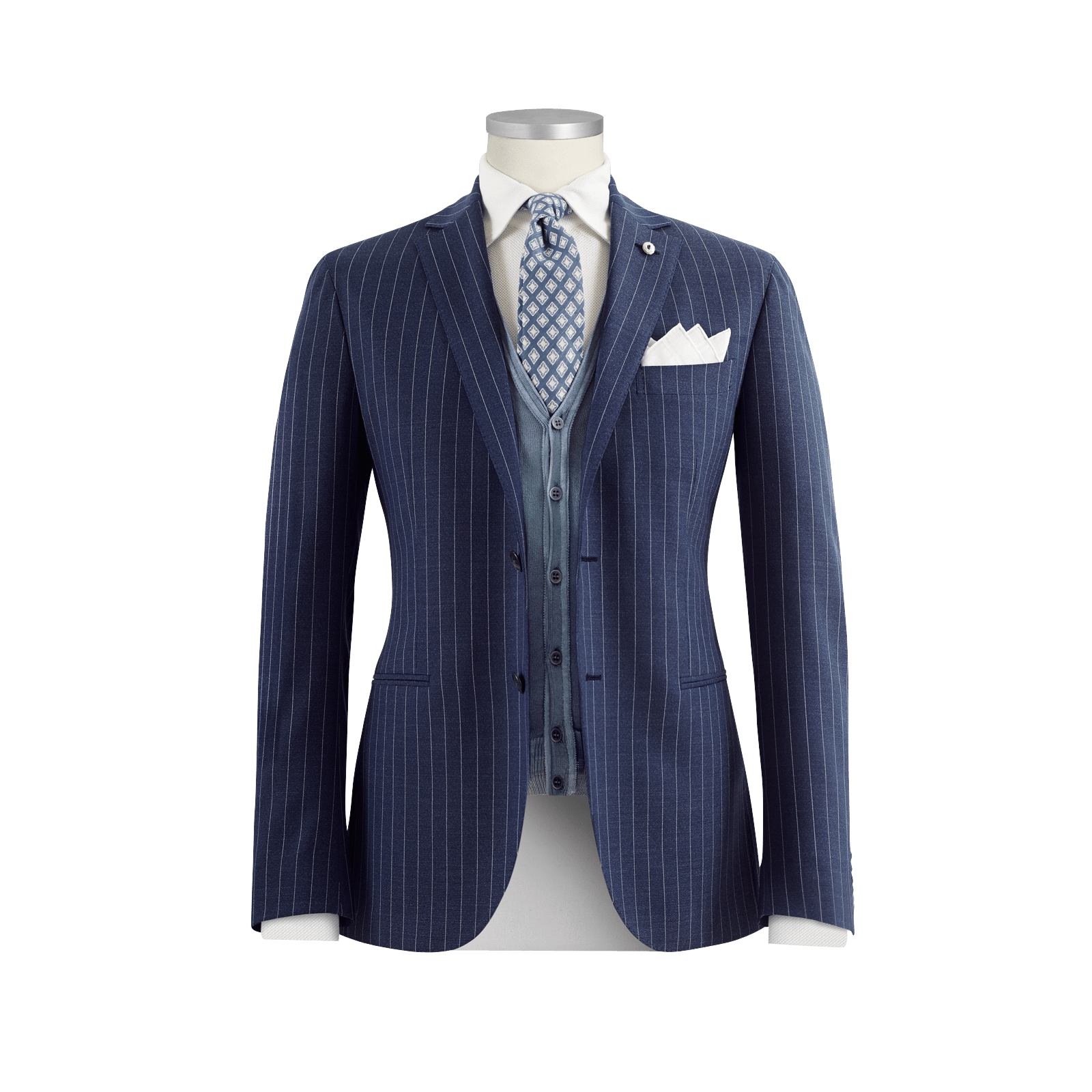MODERN PINSTRIPE SUIT IN WOOL Tailor On The Road
