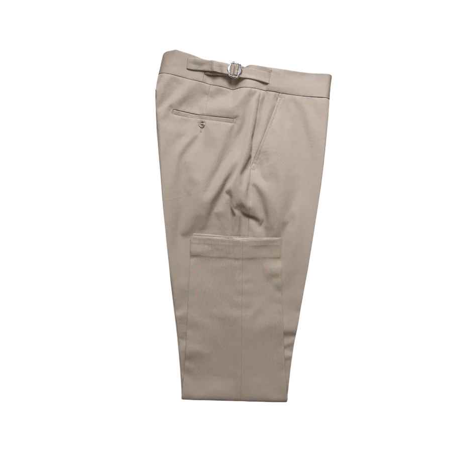 ITALIAN COTTON FLAT FRONT CHINOS