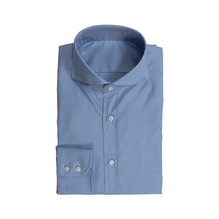 Medium Blue Cotton Shirt
